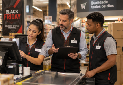 Black Friday em loja física como preparar o caixa, a equipe e o estoque
