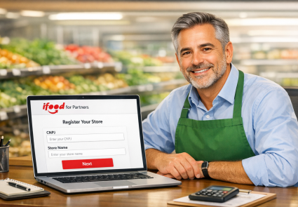 como cadastrar mercado no iFood