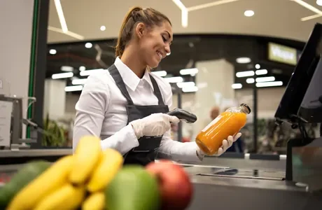 frente de caixa otimizada